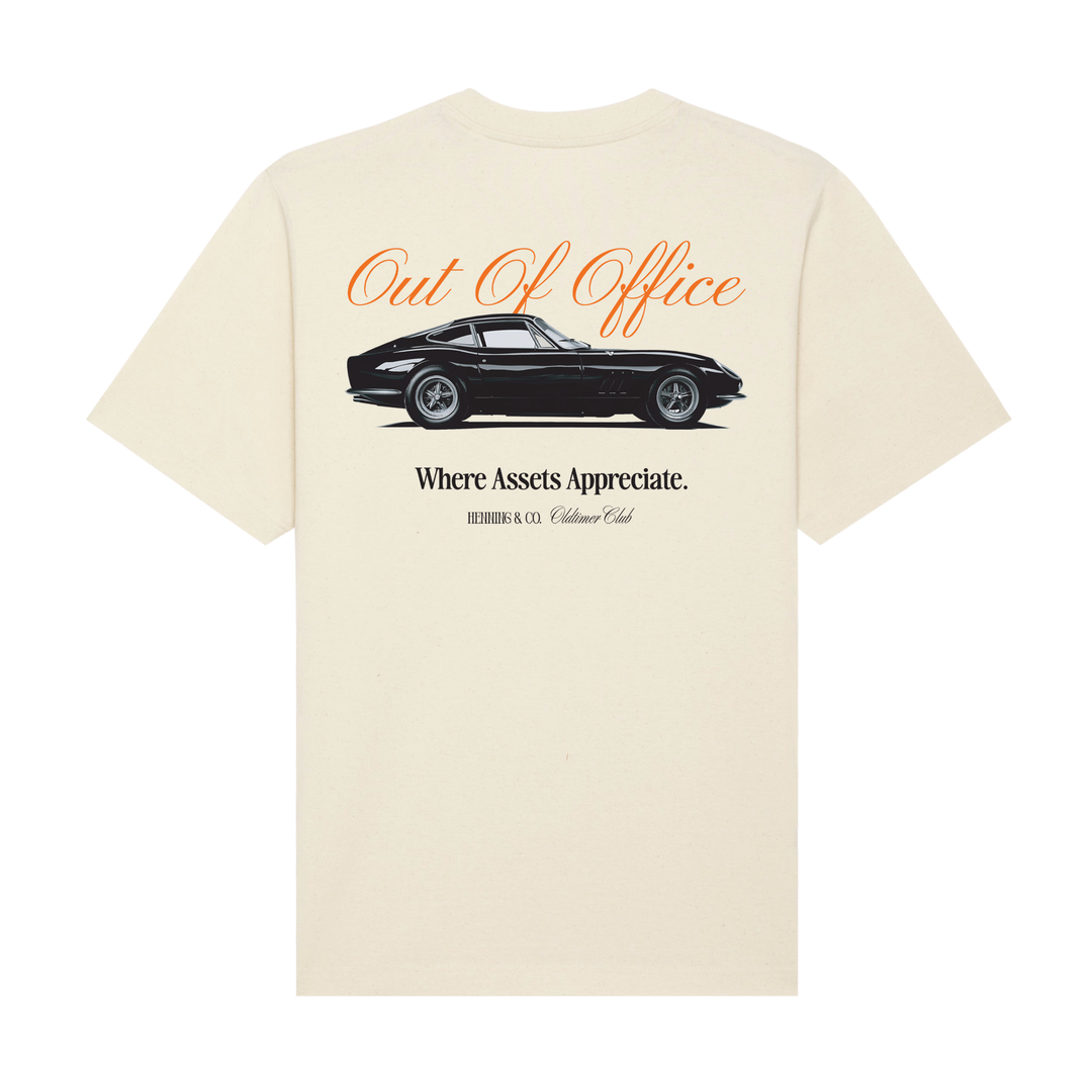 OLDTIMER CLUB - Heavy T-Shirt Oversize Natural Raw LIMITED EDITION