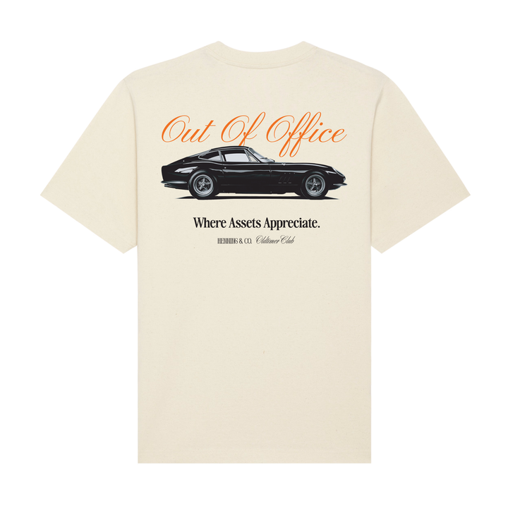 OLDTIMER CLUB - Heavy T-Shirt Oversize Natural Raw LIMITED EDITION