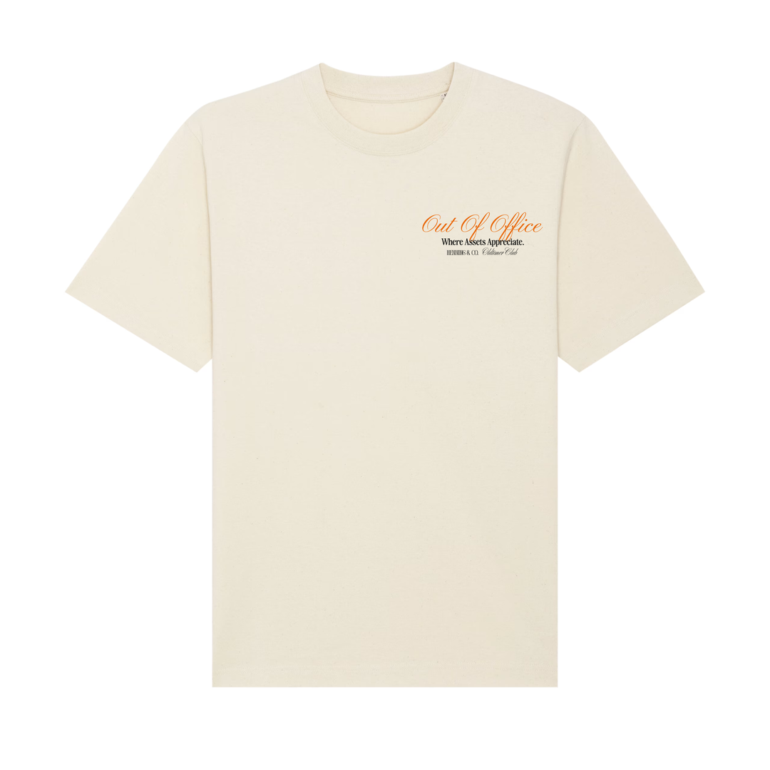 OLDTIMER CLUB - Heavy T-Shirt Oversize Natural Raw