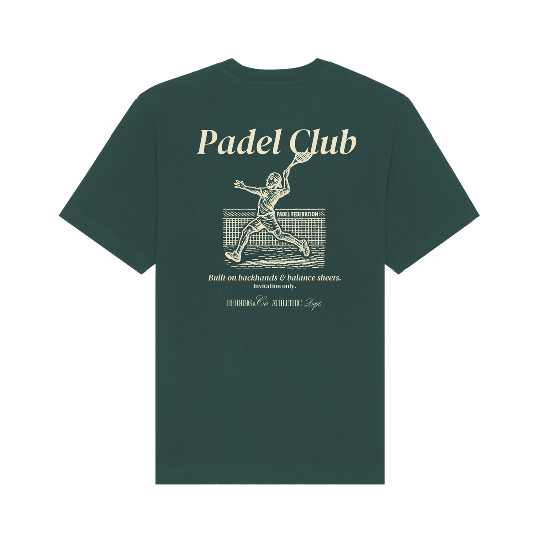 PADEL CLUB - Heavy T-Shirt Oversize Glazed Green
