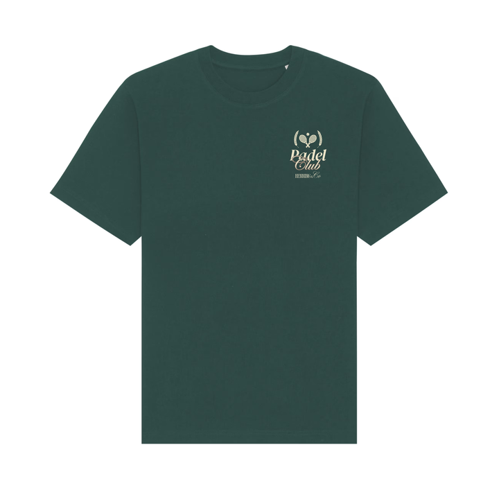 PADEL CLUB - Heavy T-Shirt Oversize Glazed Green