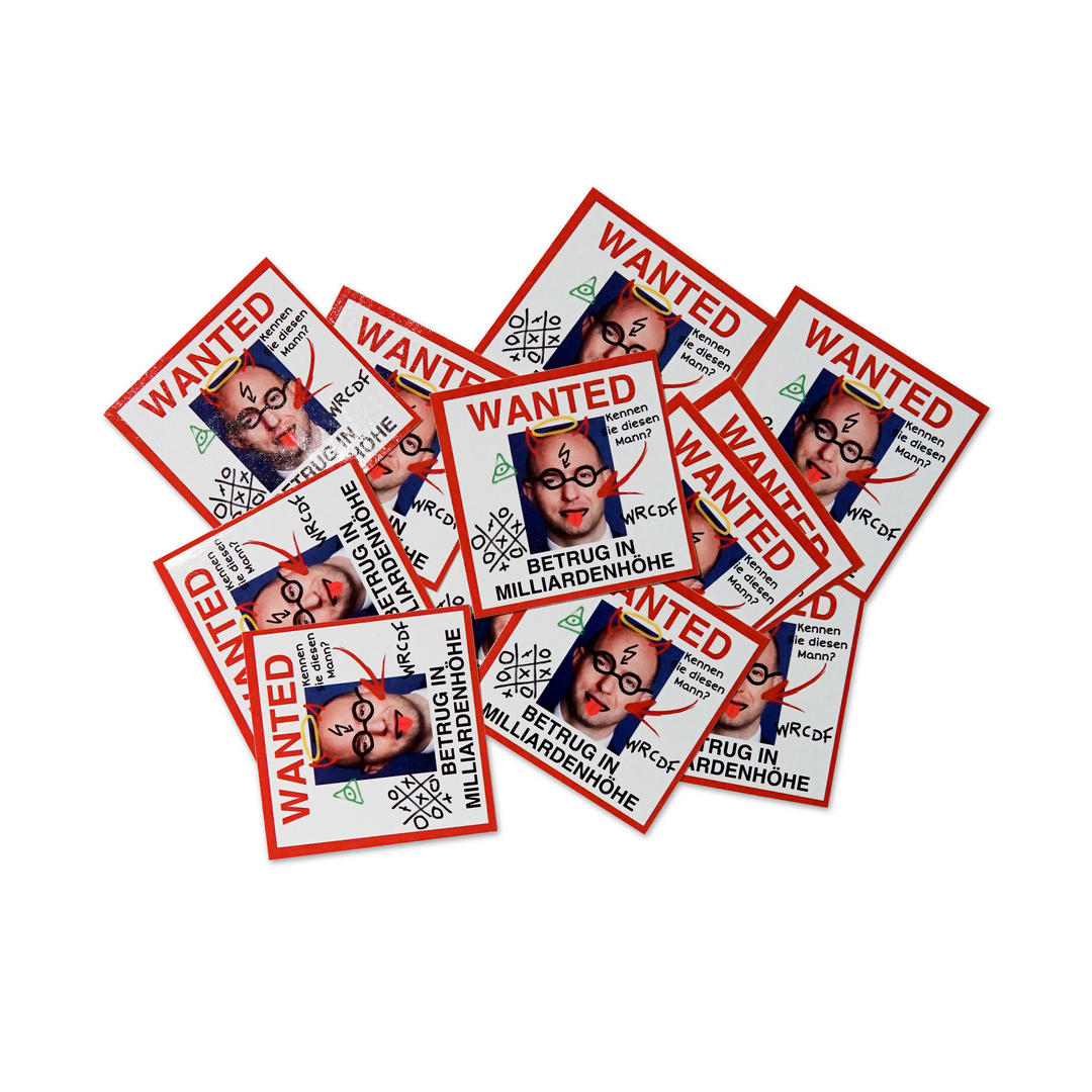 Sticker Set "MARSALEK WANTED"