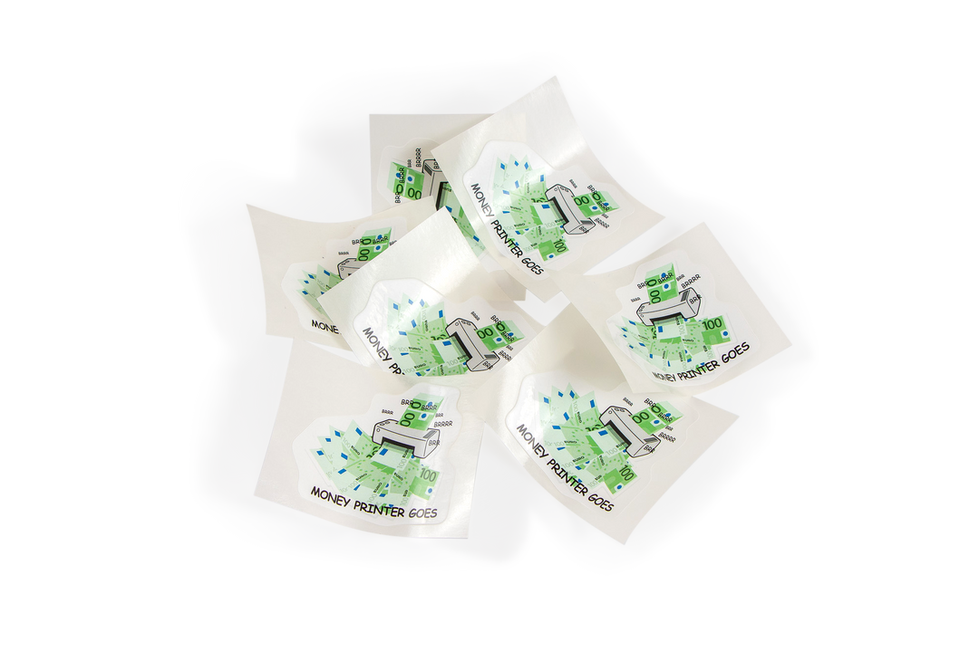 Sticker Set "MONEY PRINTER"