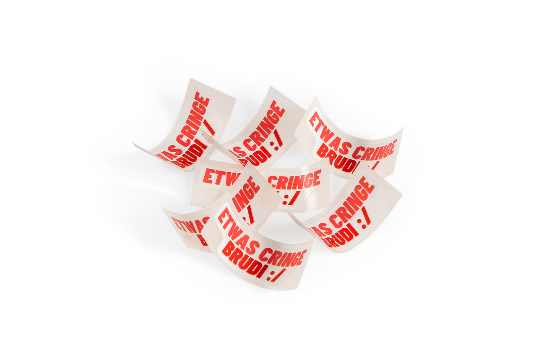 Sticker Set "ETWAS CRINGE BRUDI :/"
