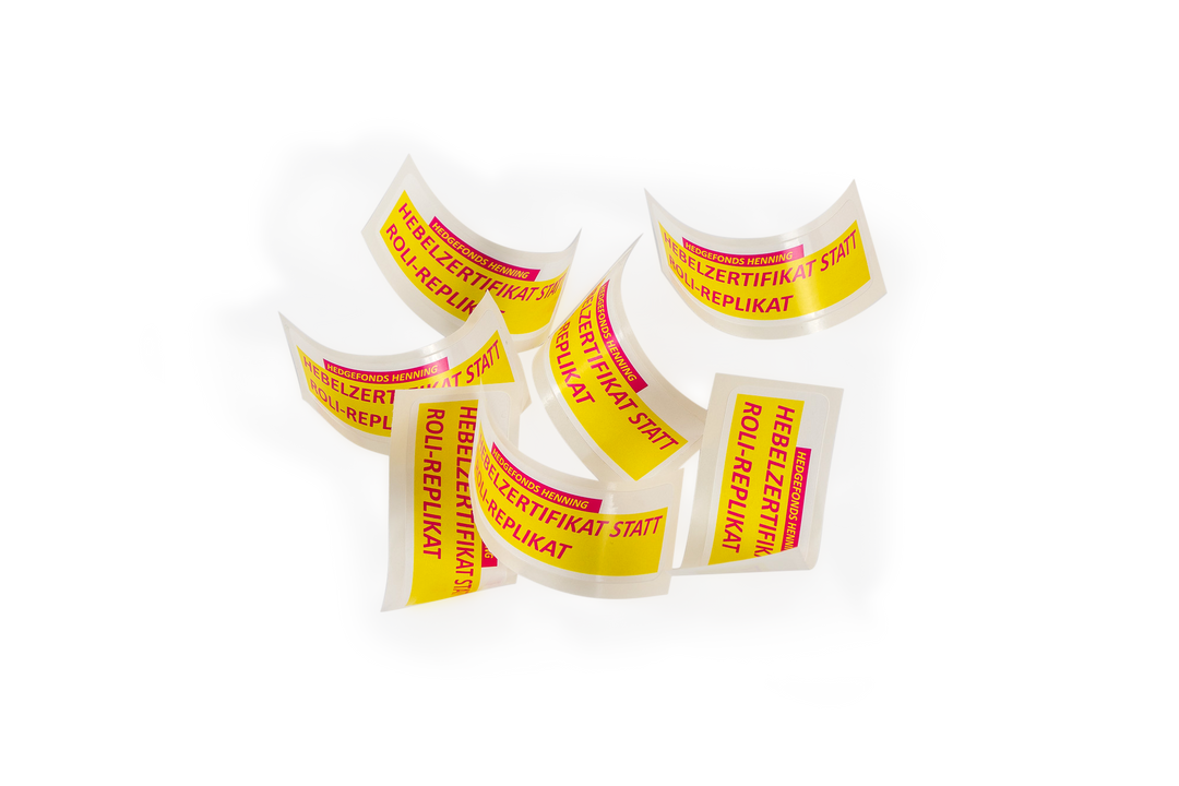 Sticker Set "HEBELZERTIFIKAT"