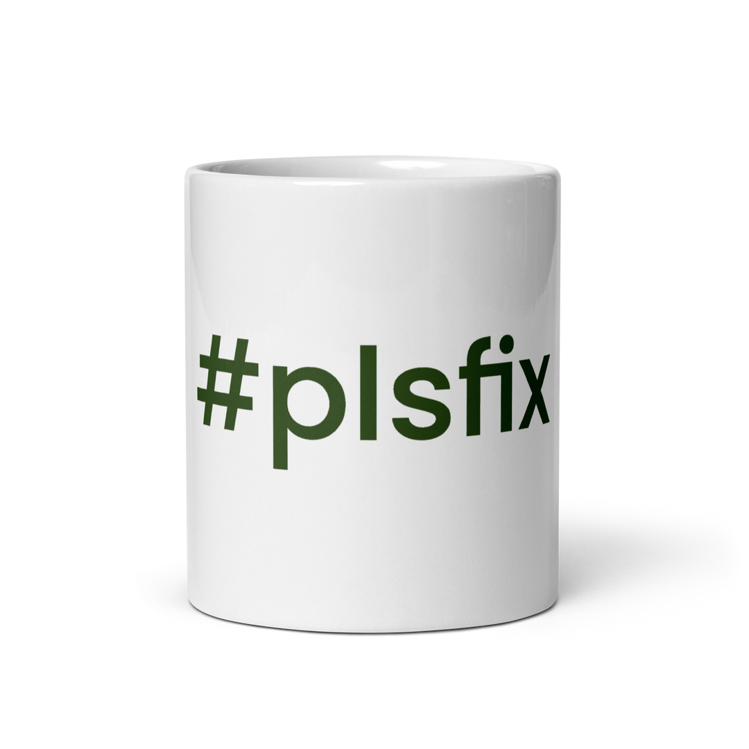 #plsfix Grün | Tasse