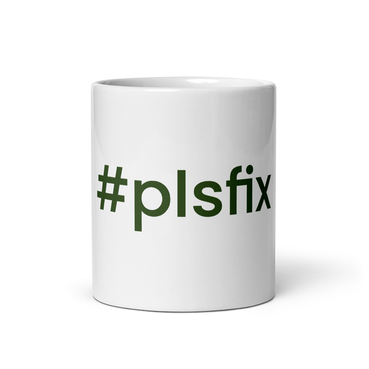 #plsfix Grün | Tasse
