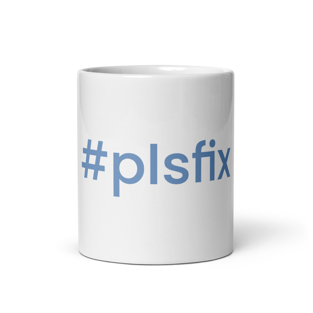 #plsfix Blau | Tasse