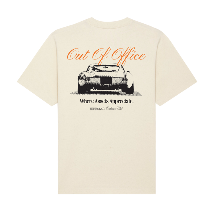 OLDTIMER CLUB - Heavy T-Shirt Oversize Natural Raw
